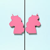 Pink Unicorn Cupboard Handle