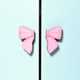 Pink Bow Cupboard Handles