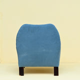 Blue Tufted Accent Chair