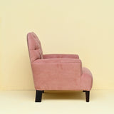 Pink Tufted Accent Chair