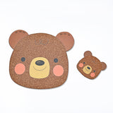 Bear COASTER & MAT SET