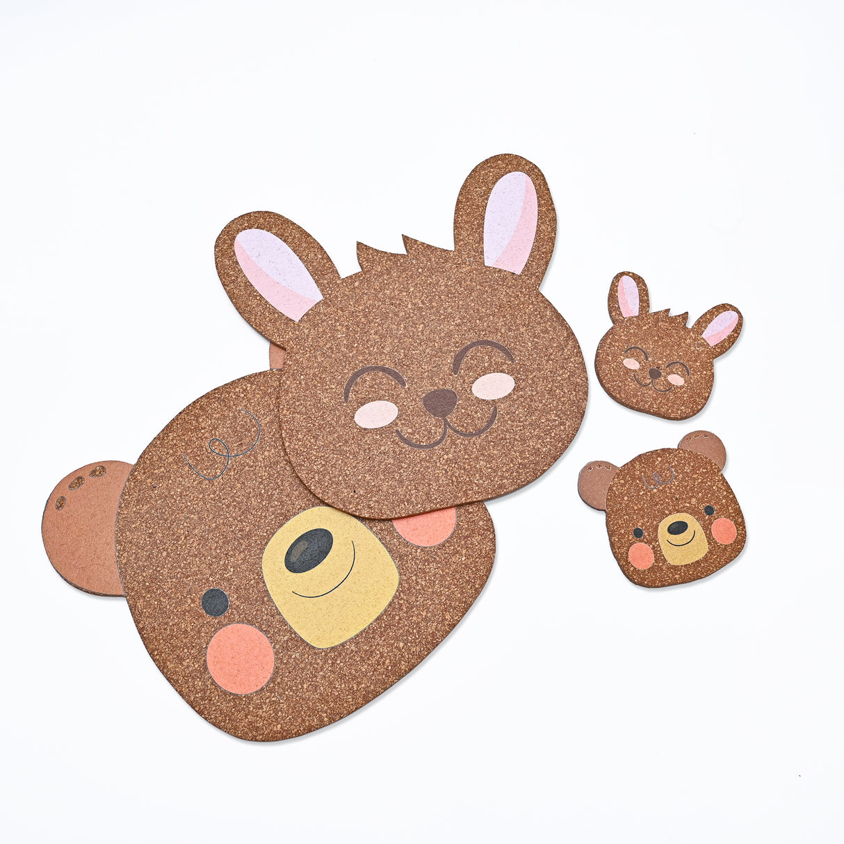 Bear COASTER & MAT SET