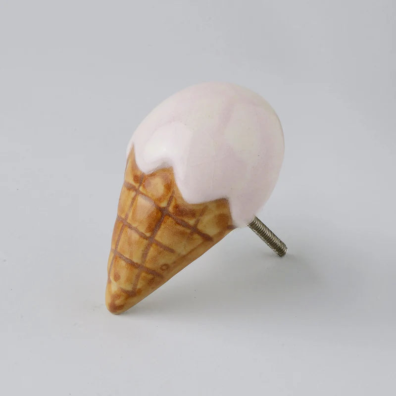 Special Combo Offer: Pack of 3 Ice Cream Ceramic  Knobs