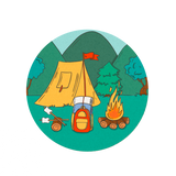 HAPPY CAMPING PINBOARD