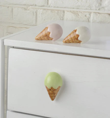 Special Combo Offer: Pack of 3 Ice Cream Ceramic  Knobs