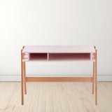 Blush Pink Study Desk – Compact and Elegant