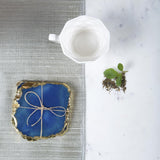 Blue quartz coaster