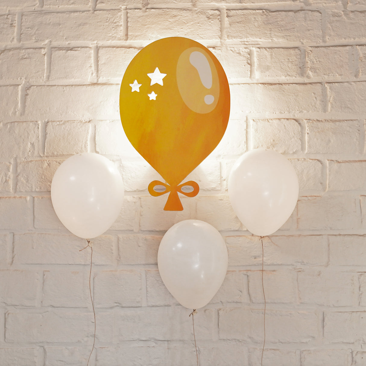 Yellow Balloon Wall Light