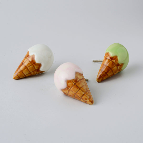 Ice Cream Knobs (Pack of 3)