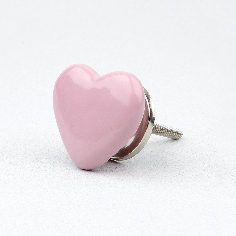 Pink Heart Knob