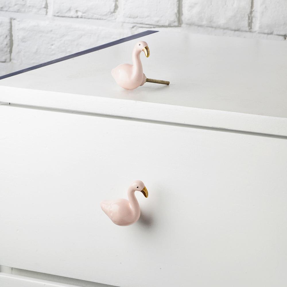 Pink Flamingo Knob