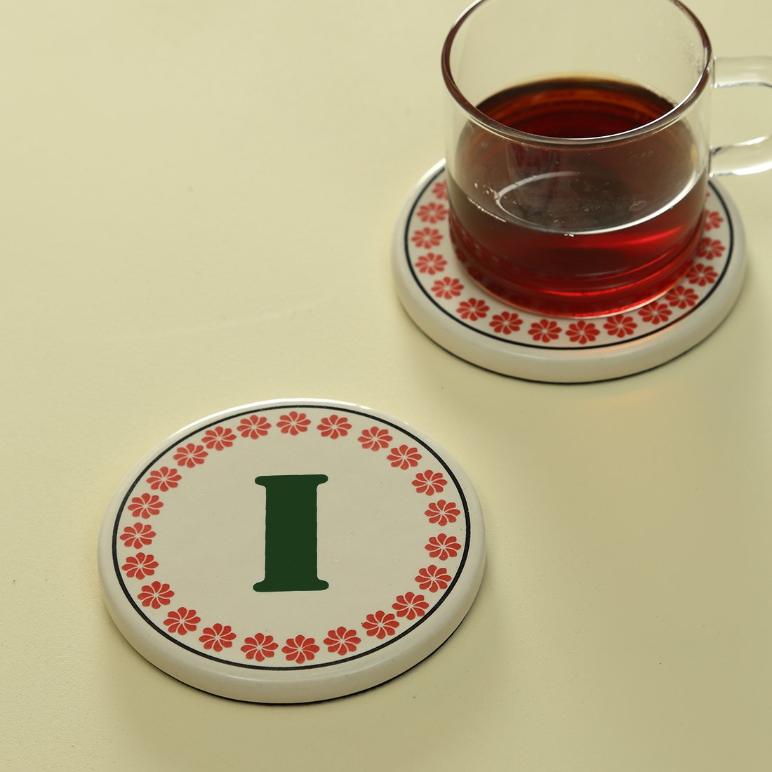 Monogram I coaster