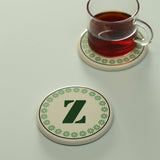 Monogram Z coaster