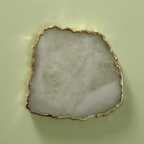 White quartz coaster