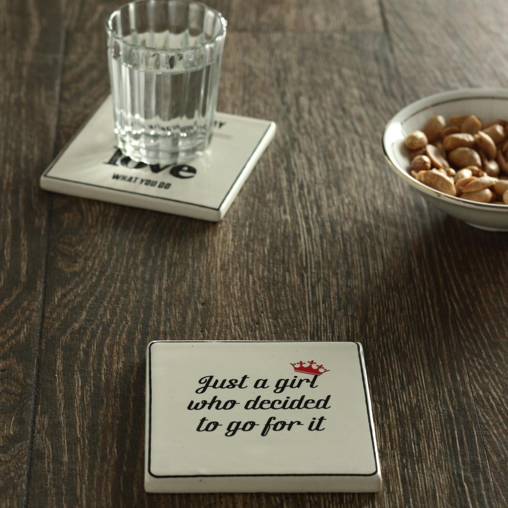 Ambitious Girl Coaster