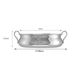 Silver Plated Bowl for Baby & Child - Teddy embossed Feeding Porringer