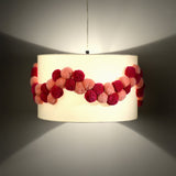 Pink Pom Pom Lamp