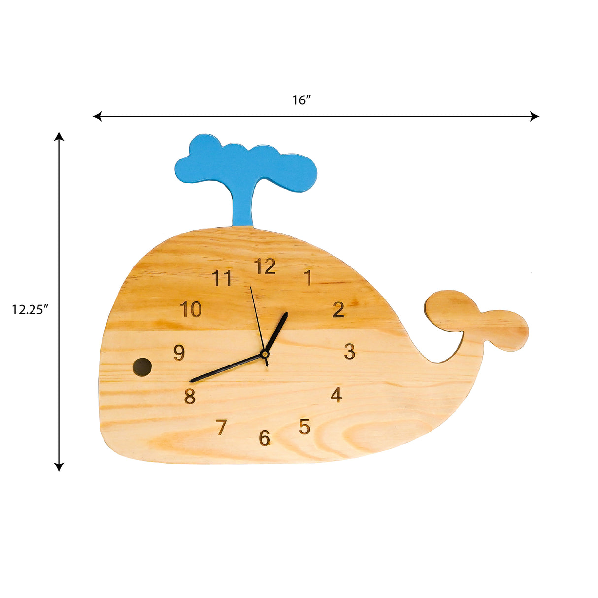 Whale Wall Clock